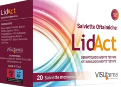 Salviette Oftalmiche Lidact monouso, 20 pezzi