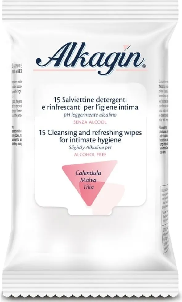 Salviettine detergenti Alkagin per igiene intima, multipack