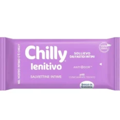 Salviettine Intime Chilly Lenitivo detergenti, 12 pezzi