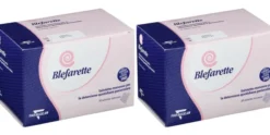 SALVIETTINE OCULARI MEDICATE BLEFARETTE SENZA PARABENI SENZA SILICONE SENZA ALCOOL 30 PEZZI Pack da 2