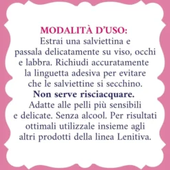 Salviettine Struccanti Lenitive Acqua alle Rose, 20 pezzi
