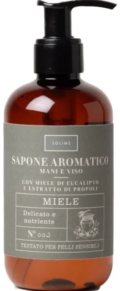 Sapone Aromatico M&V al Miele per mani e viso, 300ml