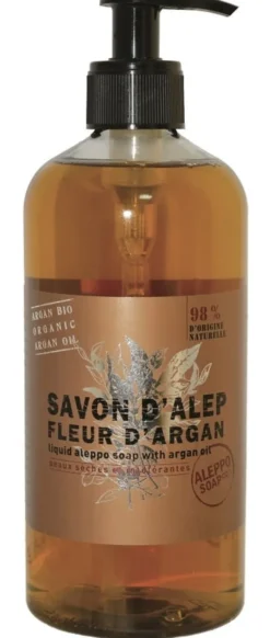 Sapone di Aleppo liquido Fiori d'Argan, 500ml