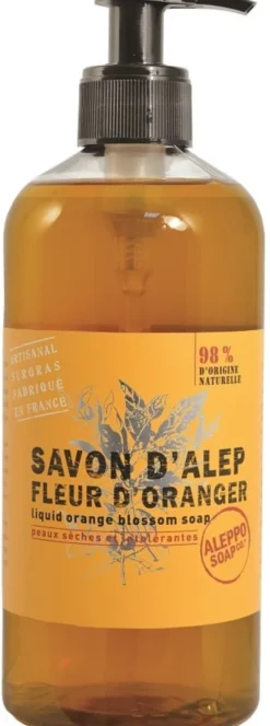 Sapone Liquido di Aleppo Fior d'Arancio, 500ml