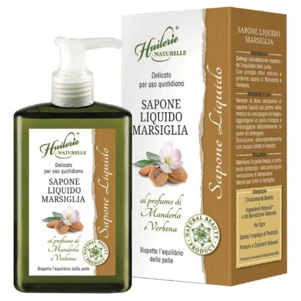 SAPONE LIQUIDO MARSIGLIA MANDORLA E VERBENA