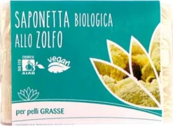 Saponetta Fior di Loto allo zolfo biologica, formato 100g