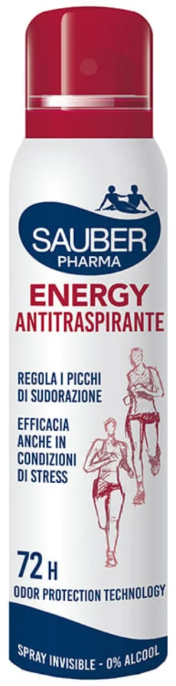 SAUBER DEO 72H ENERGY ANTITRASPIRANTE SPRAY 150 ML