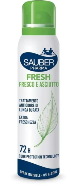 SAUBER DEO 72H FRESH FRESCO E ASCIUTTO SPRAY 150 ML