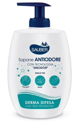 SAUBER SAPONE ANTIODORE DERMA DIFESA 300 ML