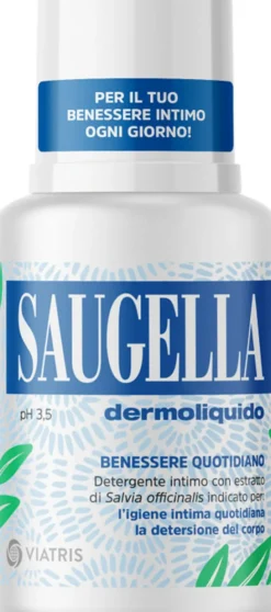 SAUGELLA DERMOLIQUIDO PH 3,5 BENESSERE QUOTIDIANO DETERGENTE INTIMO 100 ML