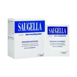 SAUGELLA DERMOLIQUIDO PH 4,5 SALVIETTINE IGIENE INTIMA BENESSERE QUOTIDIANO 10 PEZZI