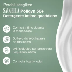 SAUGELLA POLIGYN 50+ DETERGENTE INTIMO LENITIVO ED EMOLLIENTE 500 ML