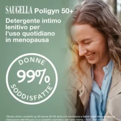 SAUGELLA POLIGYN 50+ DETERGENTE INTIMO LENITIVO ED EMOLLIENTE 250 ML