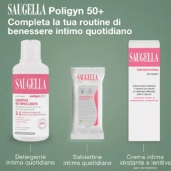 SAUGELLA POLIGYN 50+ DETERGENTE INTIMO LENITIVO ED EMOLLIENTE 250 ML