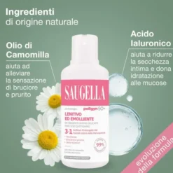 SAUGELLA POLIGYN 50+ DETERGENTE INTIMO LENITIVO ED EMOLLIENTE 250 ML