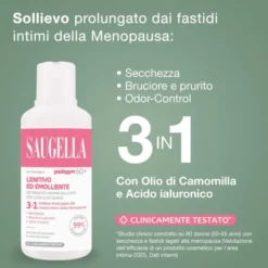 SAUGELLA POLIGYN 50+ DETERGENTE INTIMO LENITIVO ED EMOLLIENTE 250 ML