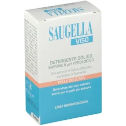 SAUGELLA VISO DETERGENTE SOLIDO SAPONE PH FISIOLOGICO PELLE DELICATA 100 G