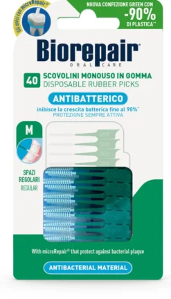 Scovolini interdentali Biorepair Antibatterico regular, 40 pezzi