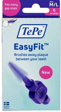 Scovolini interdentali TePe EasyFit M/L, 6 pezzi