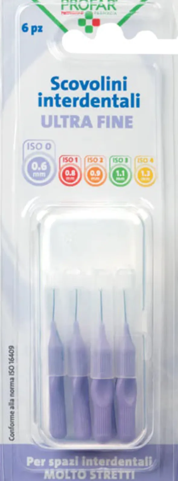 Scovolini Profar Lilla 0,6mm ultrafine, 6 pezzi