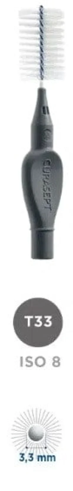 Scovolino interdentale Curasept Proxi T33 antracite, 5 pezzi