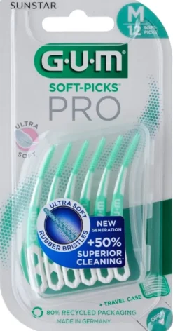 Scovolino interdentale Gum Soft Picks Pro Medium, 12 pezzi