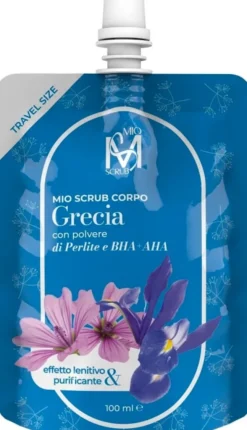 Scrub Corpo Mio Grecia esfoliante dual-action, gel 100ml