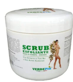 Scrub Esfoliante Verdepiù viso e corpo, unisex