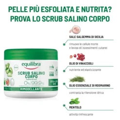 Scrub Salino Rimodellante Equilibra corpo esfoliante
