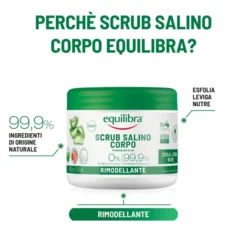 Scrub Salino Rimodellante Equilibra corpo esfoliante