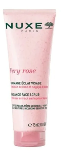 Scrub Viso Nuxe Very Rose Radiance esfoliante, viso