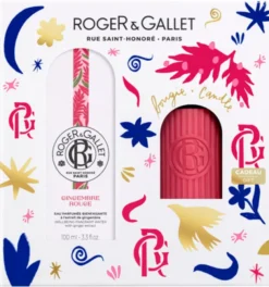 Set Natale Roger&Gallet Gingembre Rouge, acqua e candela