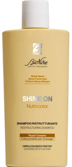 Shampoo BioNike Shine On Nutri-Color ristrutturante