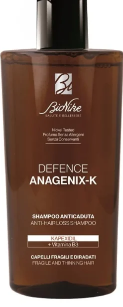 Shampoo Defence Anagenix-K BioNike anticaduta, capelli