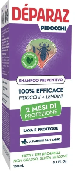 Shampoo Deparaz preventivo anti-pidocchi, flacone