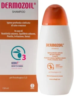 Shampoo Dermozoil con Ozoile e Melaleuca, 150ml