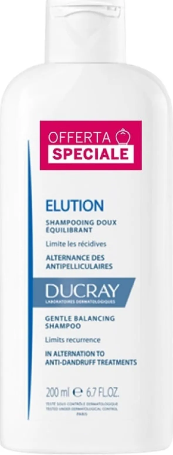Shampoo Ducray Elution delicato uso frequente, 200ml