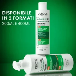 Shampoo 2in1 Vichy Dercos Antiforfora capelli, 400ml