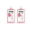 Shampoo peonia Klorane pack x2