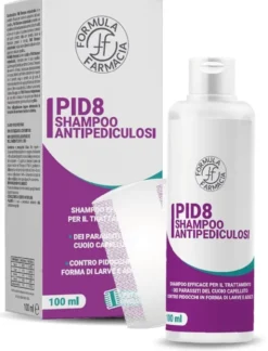 Shampoo Pid8 antipediculosi contro pidocchi e lendini