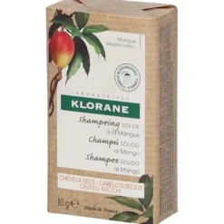 Shampoo Solido Klorane al Mango, nutriente per capelli secchi