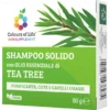 Shampoo Solido Tea Tree Colours of Life, purificante 80g