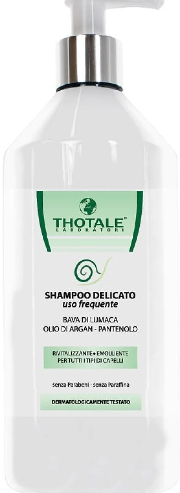 Shampoo Thotale delicato con bava di lumaca, capelli