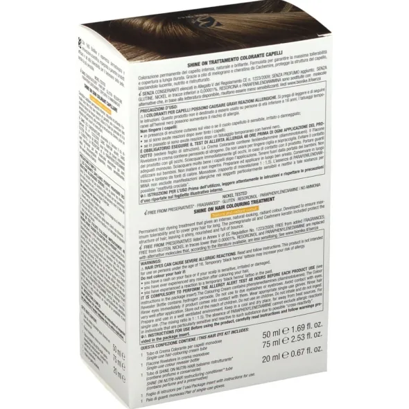 SHINE ON BIONDO SCURO DORATO 6,3 FLACONE 75 ML + TUBO 50 ML