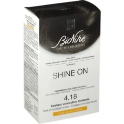 SHINE ON CASTANO CIOCCOLATO FONDENTE 4,18 FLACONE 75 ML + TUBO 50 ML