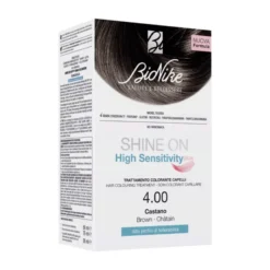 SHINE ON HIGH SENSITIVITY PLUS CASTANO 4,00 RIVELATORE IN CREMA 75 ML + CREMA COLORANTE 50 ML
