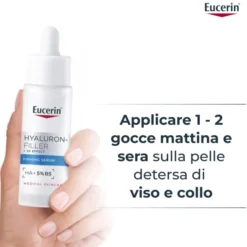 Siero anti-rughe Eucerin Hyaluron-Filler 3x, viso e collo