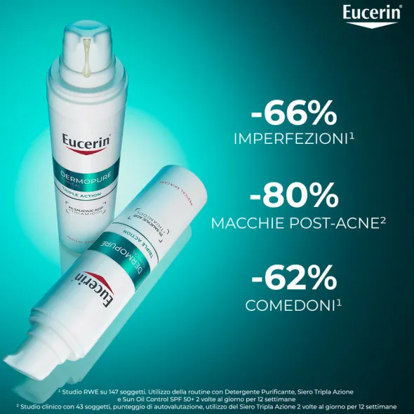 Siero Eucerin DermoPure Tripla Azione viso, 40ml