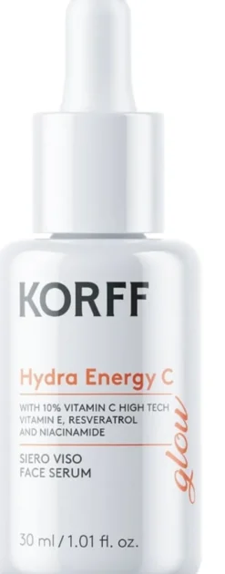 Siero viso Korff Hydra Energy C Glow illuminante, 30ml