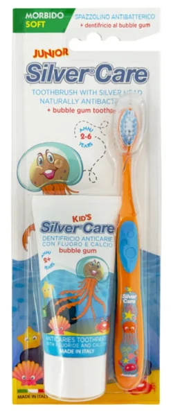 SILVERCARE SPAZZOLINO JUNIOR + DENTIFRICIO 50 ML
